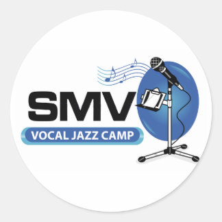 SMV Vocal J Runder Aufkleber