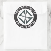 SMW Round Decal Runder Aufkleber (Tasche)