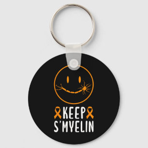 Smyelin-Multiple Sklerose-Bewusstsein behalten Schlüsselanhänger