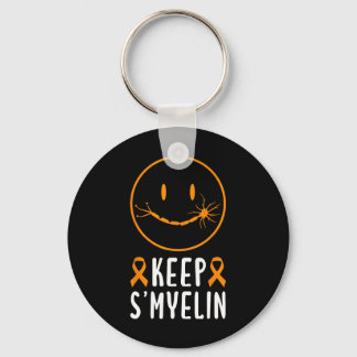 Smyelin-Multiple Sklerose-Bewusstsein behalten Schlüsselanhänger