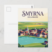 Smyrna USA Postkarte (Vorne/Hinten)