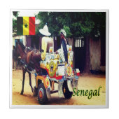 SN003 SENEGAL, Buggy Taxi, Afrika, Fliese (Vorderseite)