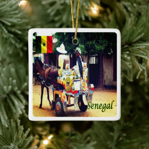 SN003 SENEGAL, Buggy Taxi, Afrika, Keramikornament