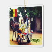 SN003 SENEGAL, Buggy Taxi, Afrika, Keramikornament (Links)
