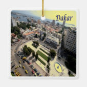SN007 DAKAR, Senegal, Afrika, Keramikornament (Rückseite)