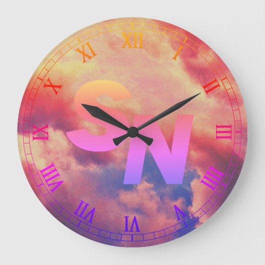 SN CLOCK GROßE WANDUHR (Vorderseite)