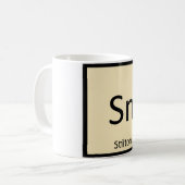 Sn - Stilton Cheese Chemistry Periodic Table Kaffeetasse (Vorderseite Links)