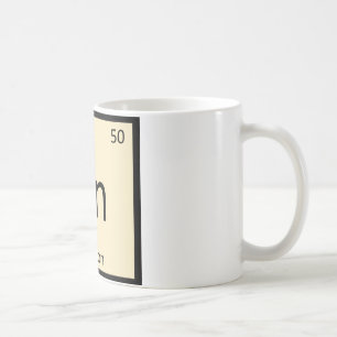 Sn - Stilton Käse Chemie Periodensystem Kaffeetasse