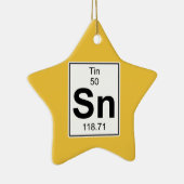 Sn - Zinn Keramik Ornament (Rechts)