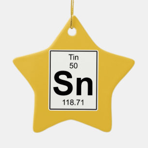 Sn - Zinn Keramik Ornament