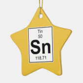 Sn - Zinn Keramik Ornament (Links)