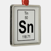 Sn - Zinn Ornament Aus Metall (Rechts)