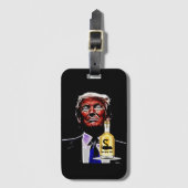 Snaak Oil Salesman Gepäckmarke Gepäckanhänger (Vorderseite Vertikal)