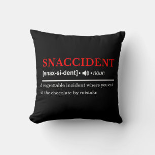 Snaccident - Anpassbare Wörterbuchdefinition Kissen