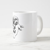 Snack Antizipation - Labrador Lick Jumbo-Tasse (Vorderseite Rechts)