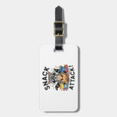 Snack Attack Gepäckanhänger (Vorderseite vertikal)