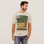 Snack Attack! Karotten-Kunstwerk Vintage T-Shirt (Vorne ganz)