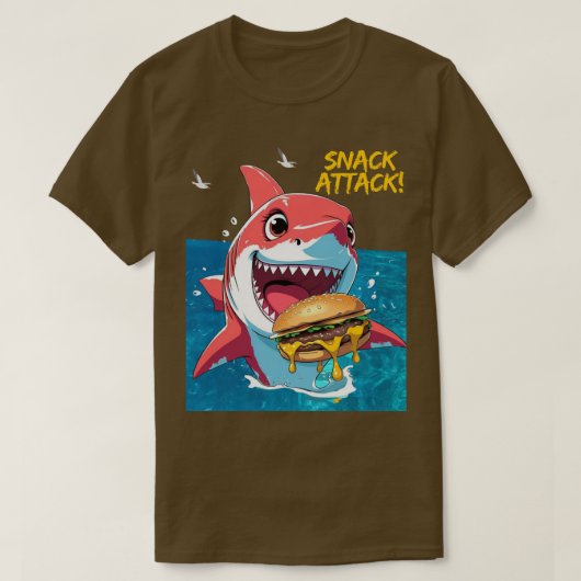 Snack Attack Shark T-Shirt (Design vorne)