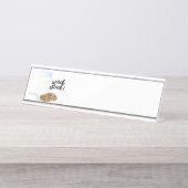 Snack-Attacke Schreibtischnamensplakette (Vorderseite )