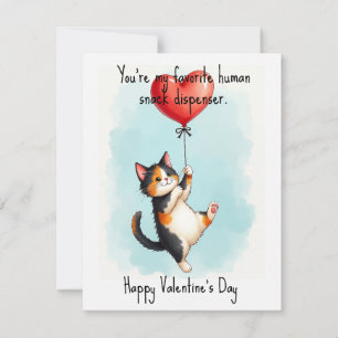💘🐈Snack-Automat meines Herzens Feiertagskarte
