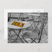 Snack-Bar am Tisch Postkarte (Vorne/Hinten)