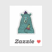 Snack-Bär Aufkleber (Blatt)