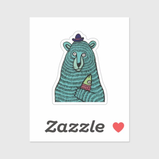 Snack-Bär Aufkleber (Blatt)