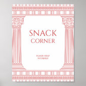 Snack Bar poster für Goddess Party (Vorne)