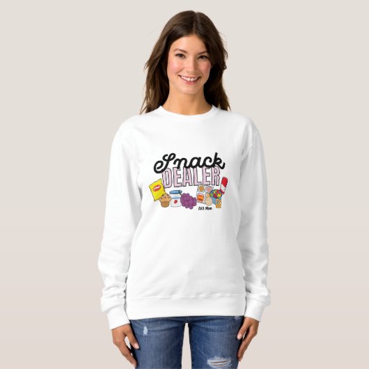 Snack Dealer Mama Life Funny Sweatshirt (Vorne ganz)
