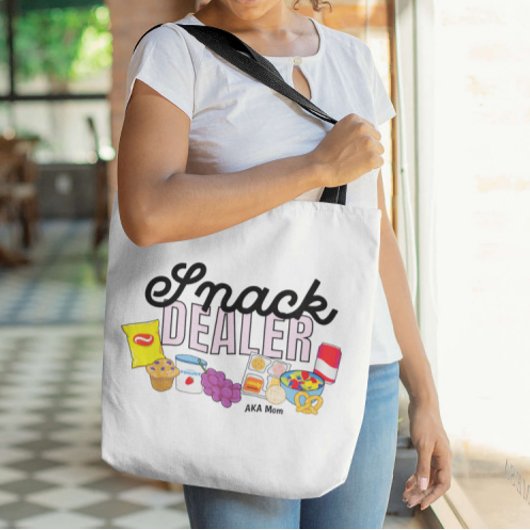Snack Dealer Mama Life Funny Tote Tasche