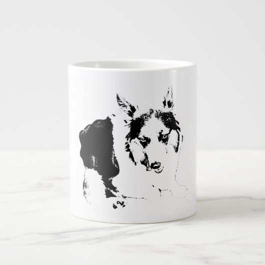 Snack-Dieb Jumbo-Tasse (Vorderseite)