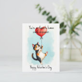 💘🐈Snack Dispenser of My Heart Feiertagskarte (Stehend Vorderseite)