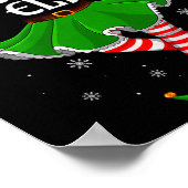 Snack Elf Christmas Family Girls Women Elf Squad X Poster (Ecke)