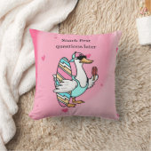 Snack First, Questions Later Pillow | Cool Duck wi Kissen (Decke)