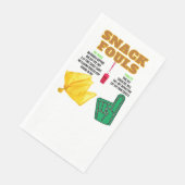 Snack Fouls für Party Goers Serviette (Ecke)