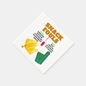 Snack Fouls für Party Goers Serviette (Ecke)