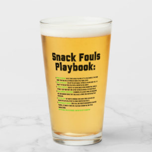 Snack Fouls Playbook Glas