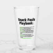 Snack Fouls Playbook Glas (Vorderseite)