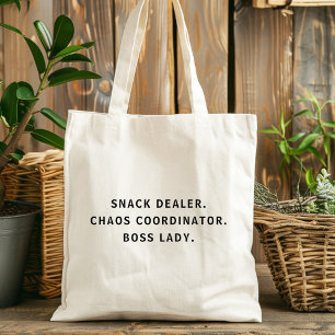 Snack-Händlerin Chaos-Koordinatorin Chefin Mutter Tragetasche