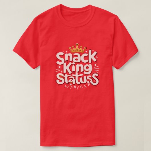 Snack König T-Shirt (Design vorne)
