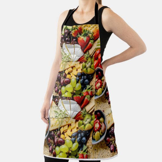 Snack mit Käse, Obst und Cracker Schürze (InSitu)