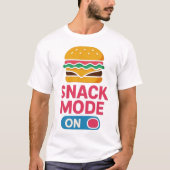 Snack Mode Burger T-Shirt (Vorderseite)