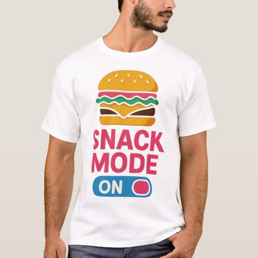 Snack Mode Burger T-Shirt (Vorderseite)