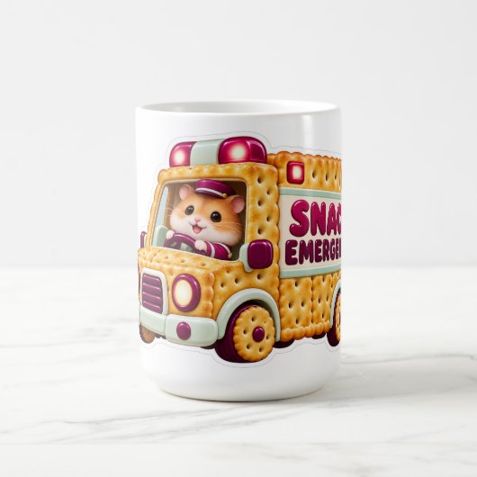 Snack-Notfall Lustiger Hamster Kaffeetasse (Mittel)