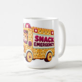Snack-Notfall Lustiger Hamster Kaffeetasse (VorderseiteRechts)
