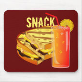 Snack Red Mousepad (Vorne)