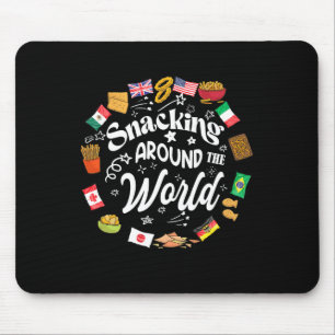 Snack rund um die Welt Urlaub Snack Showca Mousepad