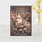 Snack Santa Karte (Gelbe Blume)