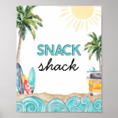 Snack Shack Party Schild (Vorne)