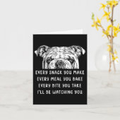 Snack Sie machen jedes Essen Sie backen englischen Karte (Gelbe Blume)